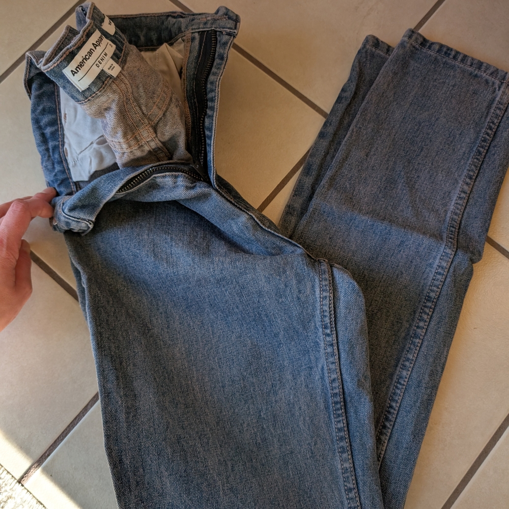 American Apparal The High Waist Jean